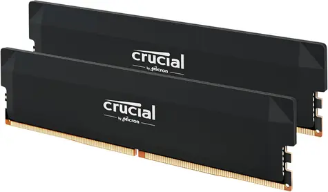 Pamięć CRUCIAL Pro OC 32GB (2x16GB) DDR5 6000MHz / CL36 / UDIMM / XMP 3.0