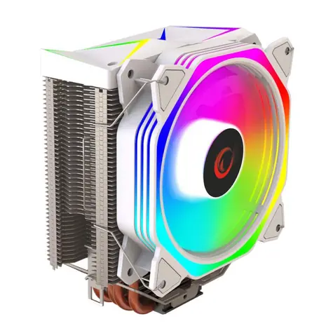 Rampage Octagon C50 biały / 120mm / TDP 165W / 29 dB @ 1800 RPM / 57 CFM / Intel + AMD 