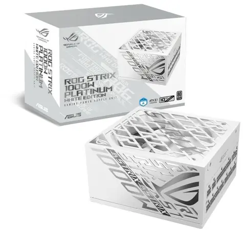 Asus ROG Strix 1000W biały / ATX / 1000W / 80 PLUS Platinum / 135 mm / modułowy