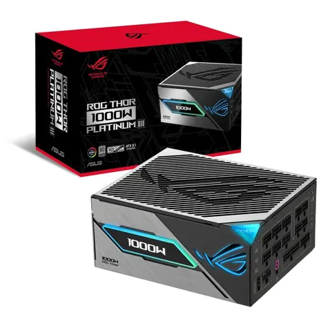Asus ROG THOR 1000W / ATX / 80 PLUS Platinum / modułowy / aktywny PFC / 135 mm