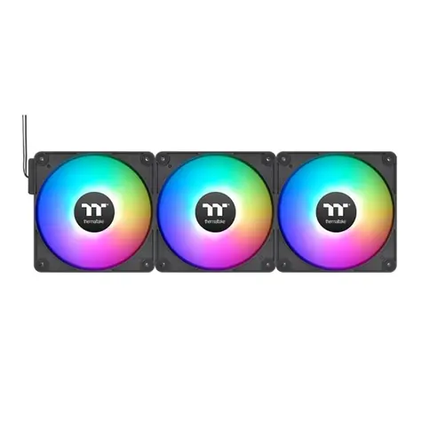 Thermaltake CT120 EX ARGB czarny / chłodzenie procesora / 3 x 120 mm / 2000 obr./min @ 28,5 dB / 4 piny
