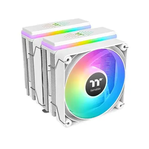 Thermaltake ASTRIA 600 ARGB biały / 2x 120mm / 1800 obr./min @ 26,8 dB / 65 CFM / TDP 265W / AMD + Intel