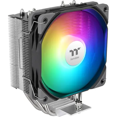 Chłodzenie procesora Thermaltake UX400 ARGB Sync, czarne / 120 mm / 1800 obr./min @ 25 dB / 62,7 CFM / TDP 200 W / AMD + Intel