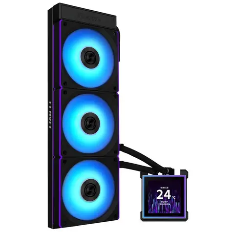 Lian Li HydroShift II LCD-S 360CL czarny / 3x 120mm / podświetlenie ARGB / Intel + AMD