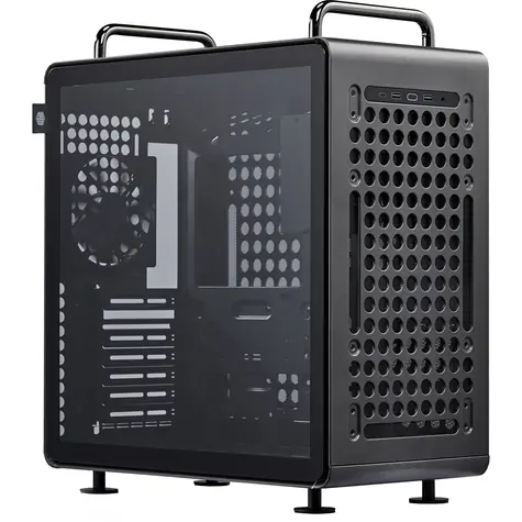 Cooler Master QUBE 540 czarny / E-ATX / 2x USB-A 3.2 / 1x USB-C 3.2 / 1x 120mm / bez zasilacza / przezroczysty panel boczny