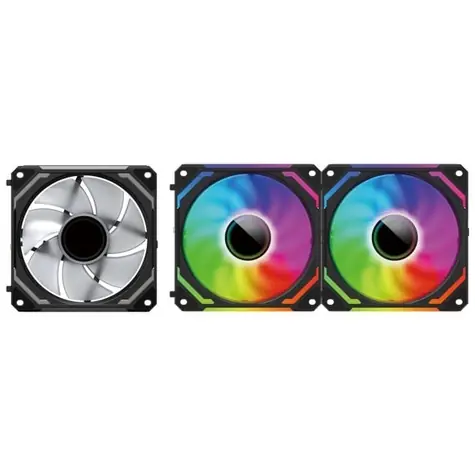 Redragon GC-F012 czarny 3 szt. / 120 mm / 2000 obr./min / 68,8 CFM / 4-pinowy PWM