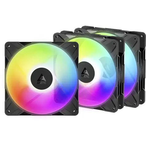 ARCTIC P14 Pro Reverse A-RGB (3 szt.) czarny / 140 mm / 2650 obr./min / 98 CFM / 4-pinowe