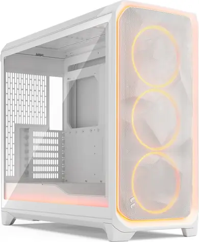 Fractal Design Meshify 3 XL Ambience Pro RGB White TG Light Tint / Big-Tower / ATX / bez zasilacza / przezroczysty panel boczny