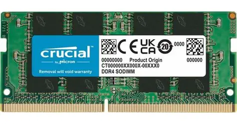CRUCIAL 8 GB (1x8 GB) 3200 MHz / SO-DIMM / DDR4 / PC4-25600 / CL22 / 1,2 V