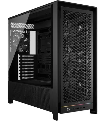 Corsair FRAME 5000D RS czarny / E-ATX / 4X USB-A / 1x USB-C / 4X 140mm / bez zasilacza / przezroczysty panel boczny 