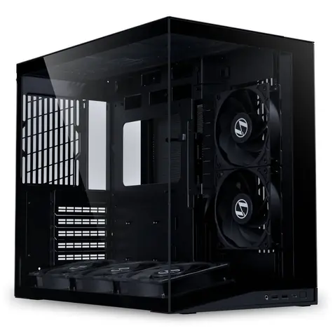 Lian Li O11 Dynamic Mini V2 Flow czarny / Micro ATX / 5x 120 mm wentylator / szkło hartowane