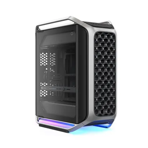 Cooler Master Cosmos Alpha srebrna / E-ATX / 4X USB-A 3.2 / 2x USB-C 3.2 / 2x 200mm + 1x 120mm / bez zasilacza