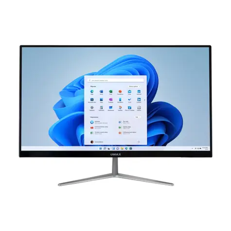 Umax U-One 24JL Pro czarny / 23,8" FHD / Intel Celeron N5100 1,1 GHz / 4 GB / 128 GB SSD / Intel UHD 600 / W11P