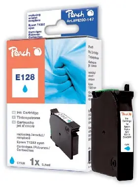 Wkład kompatybilny z Peach Epson T1282, Cyjan, 11,5 ml