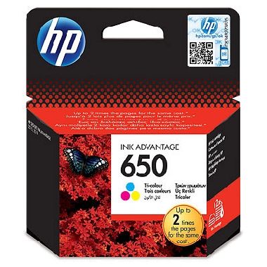 Oryginalny wkład HP CZ102AE 650 / DeskJet 2515 / 200 stron / kolor