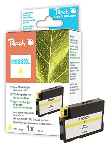 Alternatywny wkład Peach 933XL / HP OFFICEJET 6000 / żółty