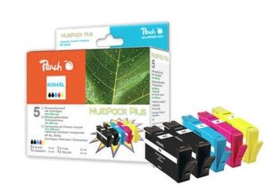 Alternatywny wkład Peach Regenerowany 364XL MultiPack PLUS / HP Photosmart D5460 / chip OEM / Opakowanie zbiorcze