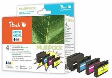 Alternatywne wkłady Peach Regenerowane 932XL i 933XL MultiPack / HP OFFICEJET 6100 / MultiPack