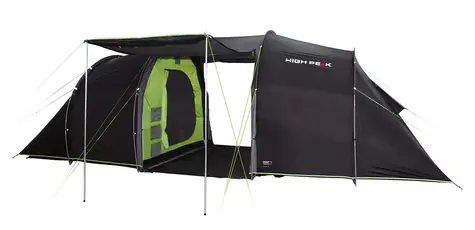 High Peak Tauris 6 / Namiot dla 6 osób / 220x210 i 220x240 (620x240) cm x 200 cm / słup wody: 4000 mm