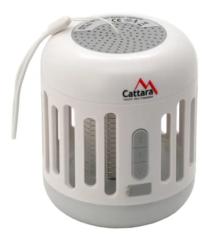 Cattara Latarka MUSIC CAGE Bluetooth akumulator + UV łapacz owadów / SMD LED / 1800 mAh / 7W / 1000V / microUSB / Bluetooth