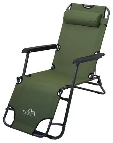 Cattara COMFORT zielona / Leżak-fotel / 155 x 61 cm / nośność: 90 kg / sprzedaż ostateczna