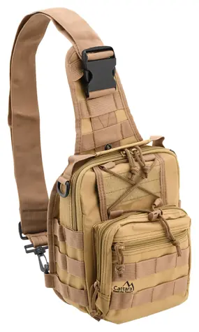 Cattara Plecak na ramię 10l ARMY / 20 x 26 x 14 cm / 7x kieszenie