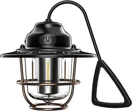 Lampa kempingowa Superfire T57 czarna / 320lm / 1000 mAh