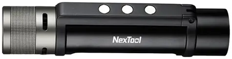 Nextool NE20170 Latarka Thunder czarna / Wielofunkcyjna latarka / do 240m / 6 funkcji / 1000lm / 2600 mAh / IPX4