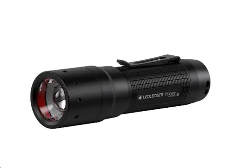 Latarka ręczna Ledlenser P6 CORE LED czarna / 300/25 lm / IP54 / 3x AAA
