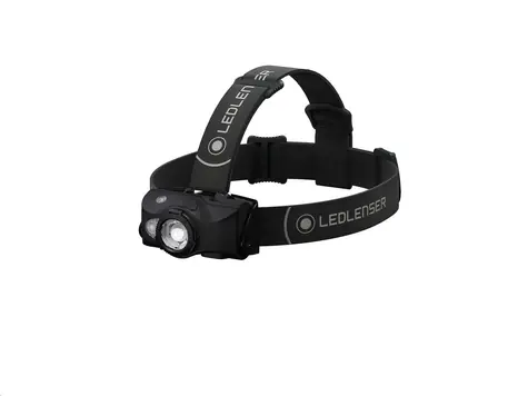Latarka czołowa Ledlenser MH8 czarna / 600/400/170/20 lm / IP54 / Li- ION