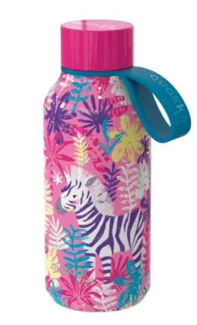 Quokka Dziecięca butelka termosowa SOLID ZEBRA 330 ml