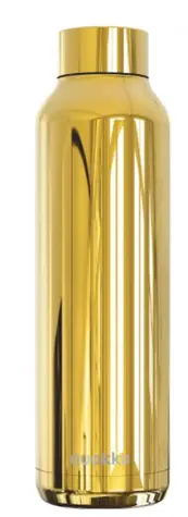 Quokka Butelka ze stali nierdzewnej SOLID Sleek gold 630 ml