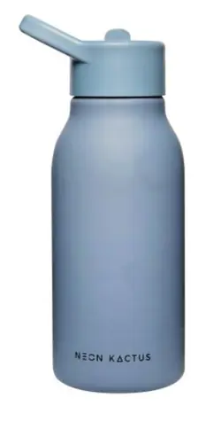 Neon Kactus Dziecięca butelka tritanowa niebieska 340 ml