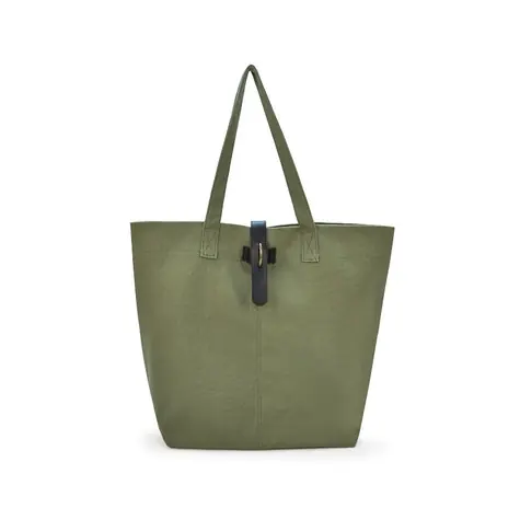 Iris Barcelona Nowoczesna damska torba termiczna Natural 15 L oliwkowa
