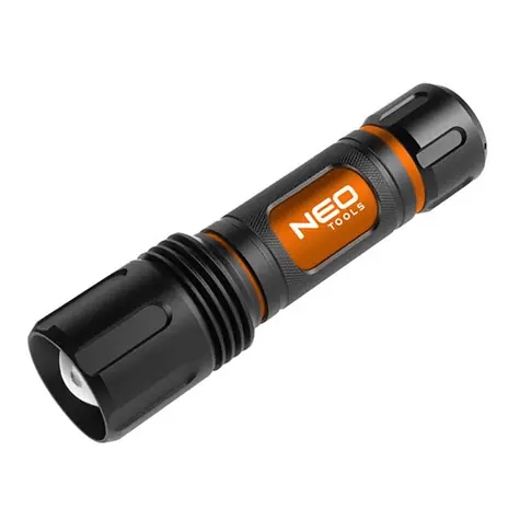 Neo Tools 99-036 / Latarka LED / 20W / 1500 lm / poświata 250 m / 6x AA / IPX4