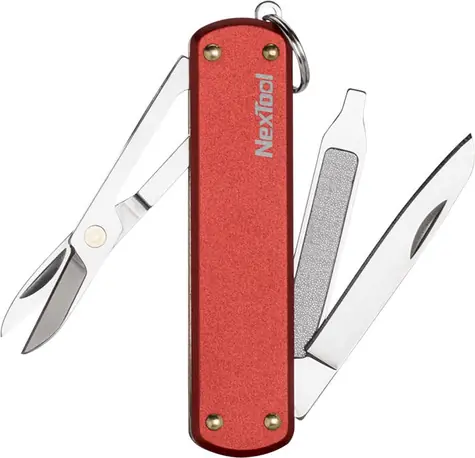 Nextool NE0142 czerwony / Mini scyzoryk / 5 narzędzi 