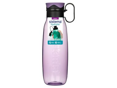 Butelka Tritanowa Sistema Hydrate Traverse z klapką, 650 ml, fioletowa