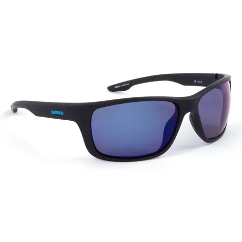 Gogle Shimano Antares Matte Black & Blue Mirror