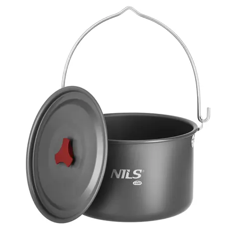 NILS Camp NC17117 Garnek kempingowy z pokrywką 4L