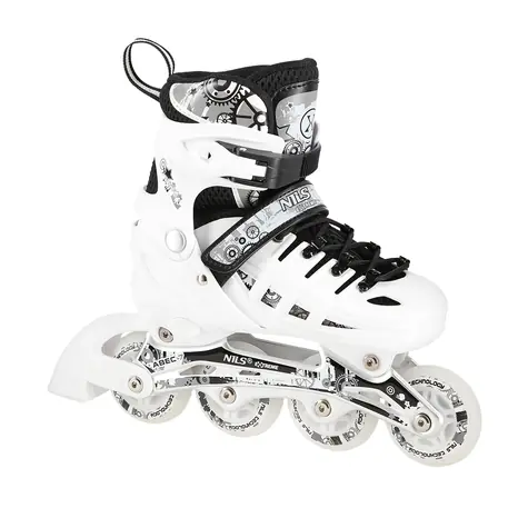 NILS Extreme NH10905 4w1 łyżwy białe