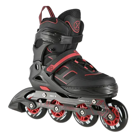Wrotki NILS Extreme NA14174 czarno-czerwone