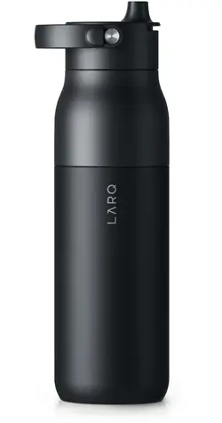LARQ PureVis 2 680 ml, Obsidian czerń, samoczyszcząca butelka do picia ze stali nierdzewnej, sterylizacja UV