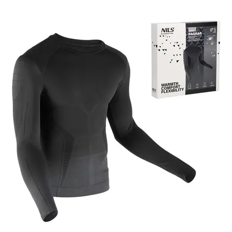 NILS BTK0060 ROZMIAR 2XL/3XL CZARNA MĘSKA KOSZULKA TERMO RAGNAR 
