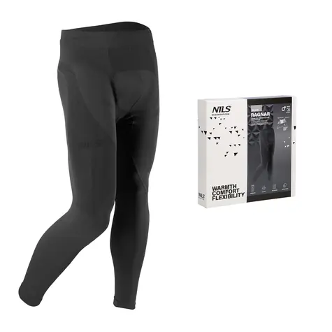 NILS BTS0060 ROZMIAR 2XL/3XL CZARNE MĘSKIE SPODNIE TERMO RAGNAR 