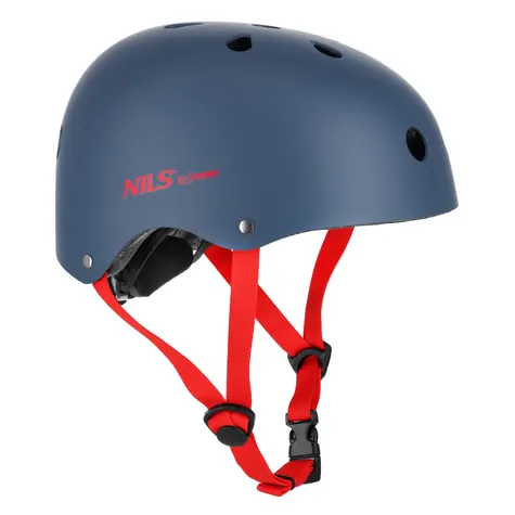 KASK NILS EXTREME MTW001-1 SZARO-CZERWONY ROZMIAR M (55-58 CM) 