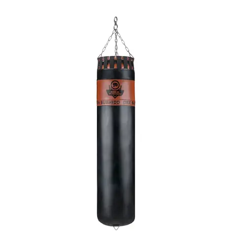 BUSHIDO Profesjonalny skórzany worek bokserski DBX Sovereign 140/45cm 50kg