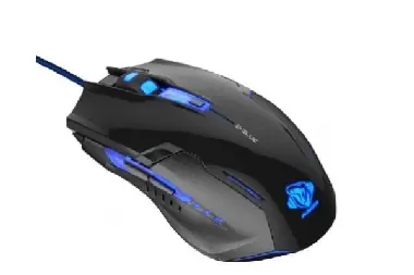 Mysz E-BLUE Auroza G / optyczna / przewodowa / USB / 6 przycisków + kółko / 3000 dpi / czarna