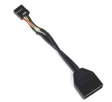 Redukcja kabla Silverstone z USB3.0 na USB2.0 w MB
