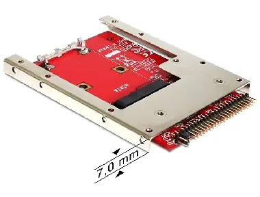 DeLock adapter IDE 44-pinowy do mSATA z ramką 2,5" (7mm)