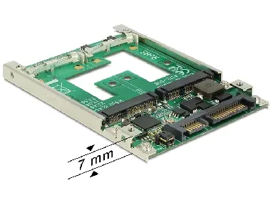 Konwerter DeLock 2,5" SATA 22 pin > mSATA z RAID